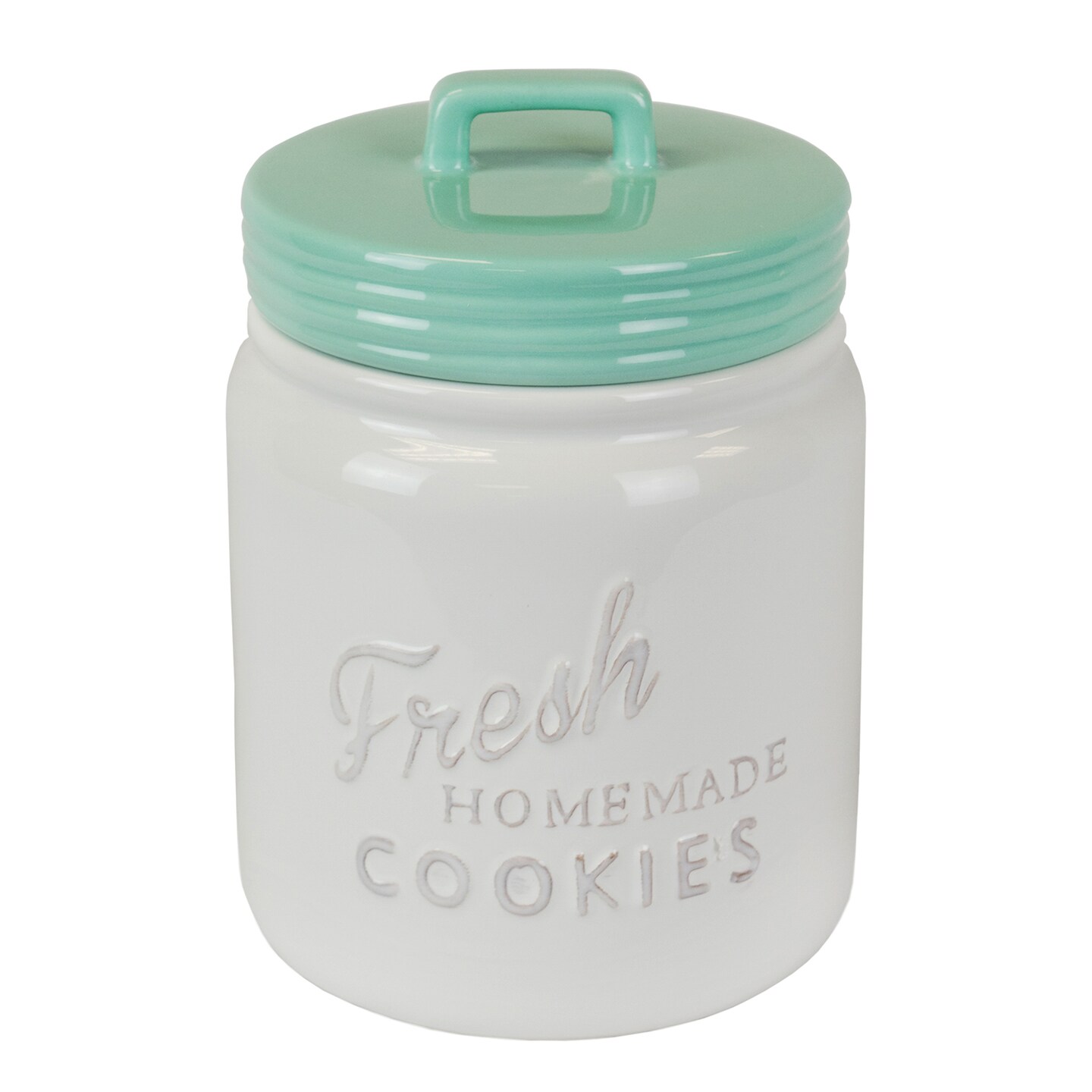 DII Red Ceramic Cookie Jar