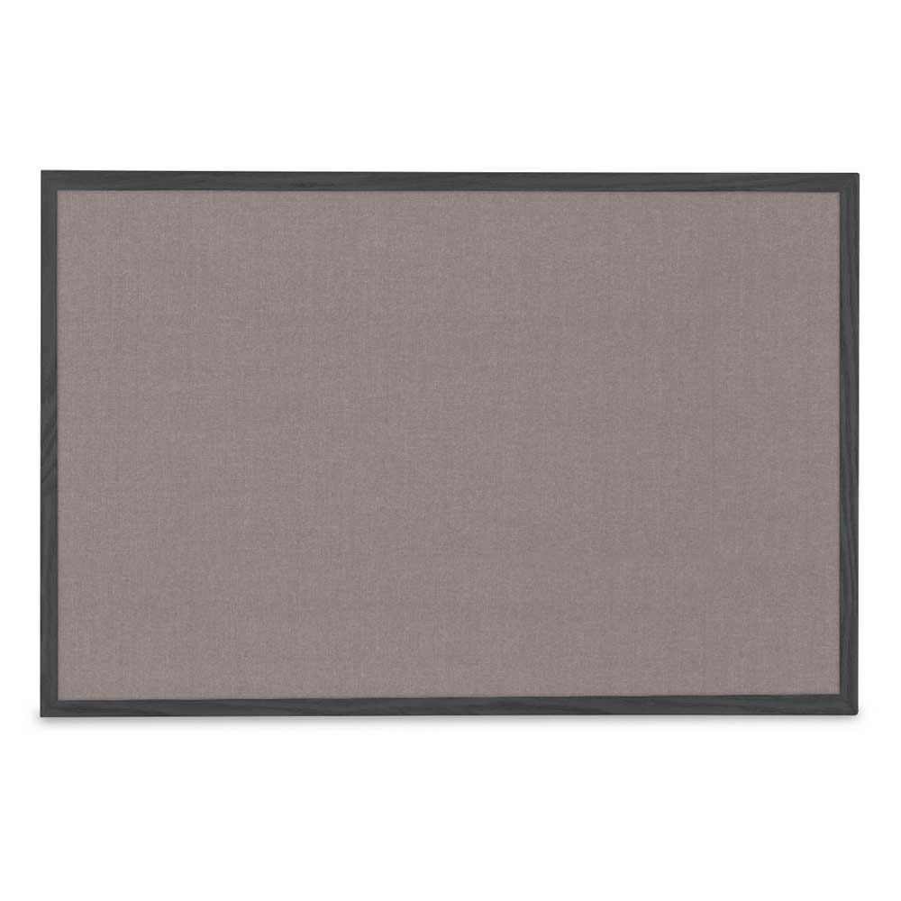 Surf fabric corkboard with black wood frame 36&#x22; x 24&#x22;