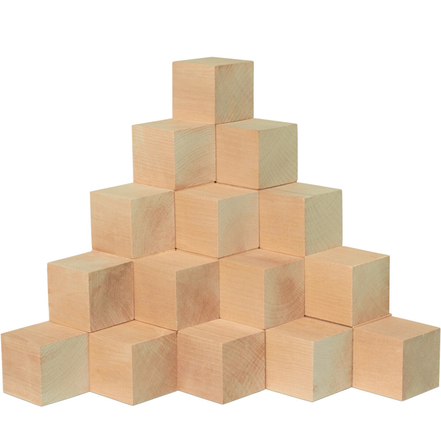 Wood Craft Cubes, Multiple Sizes Available, Small Blocks, Crafts & Dcor, Woodpeckers