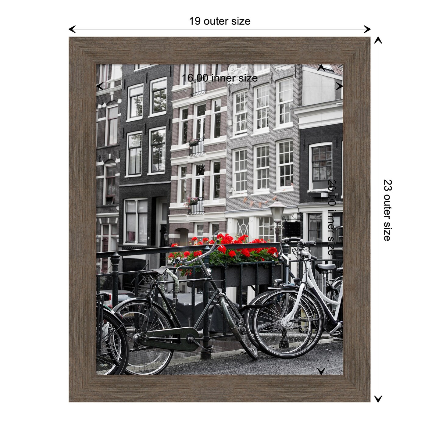 Hardwood Narrow Wood Picture Frame