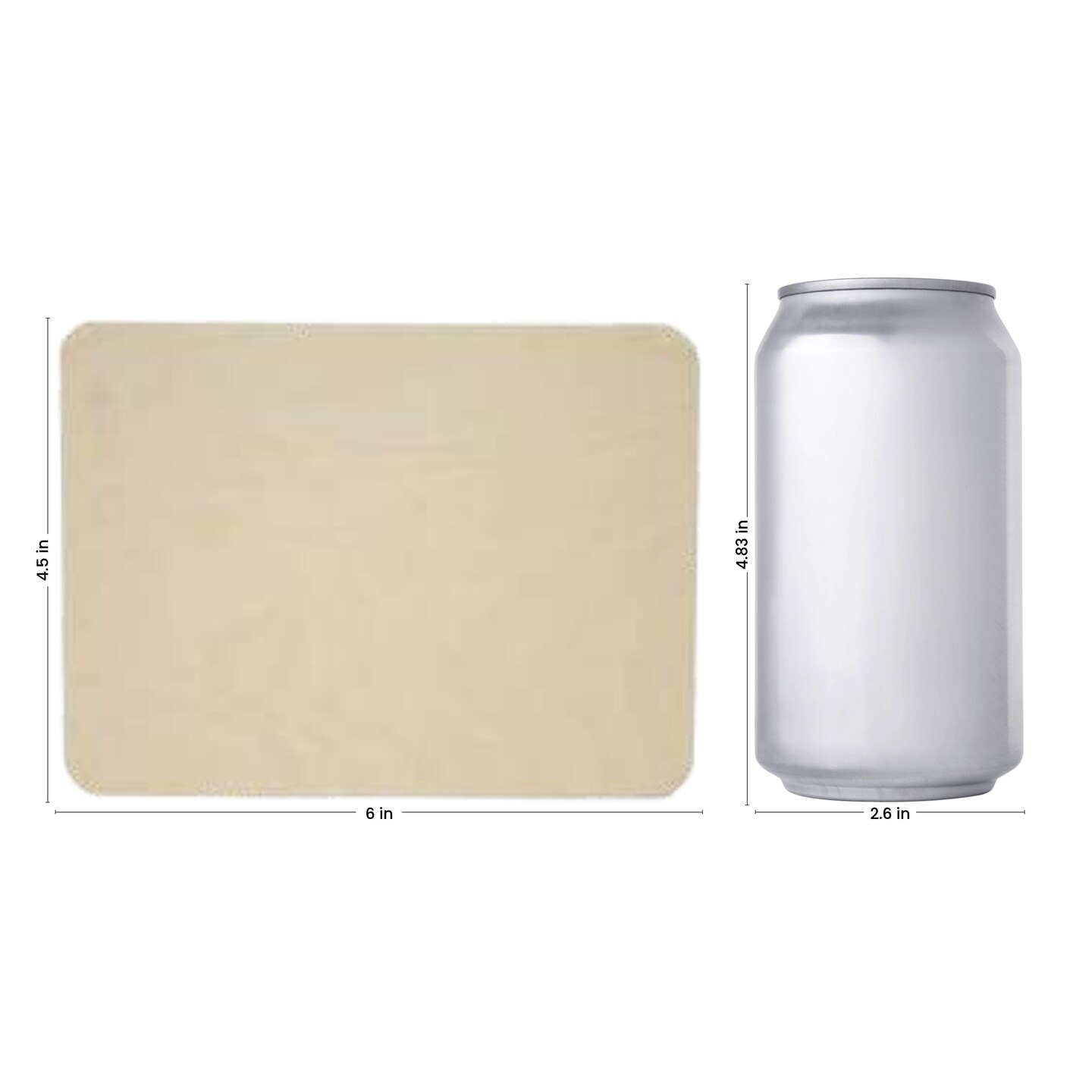 Wood Rectangle Plaque , 1/4 Thick Rounded Edged Blank Wood Sign | Woodpeckers