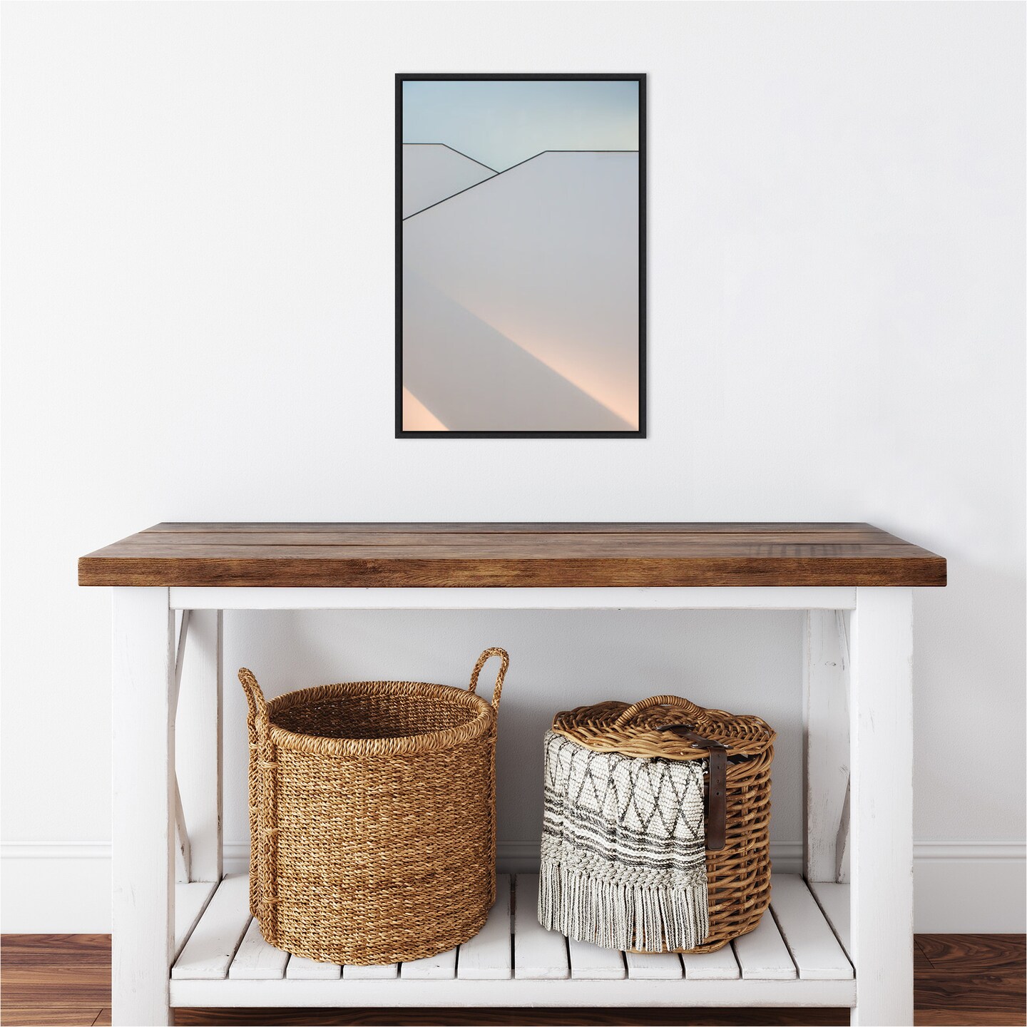 Play of Light on Buildings by Greetje van Son Canvas Art Framed