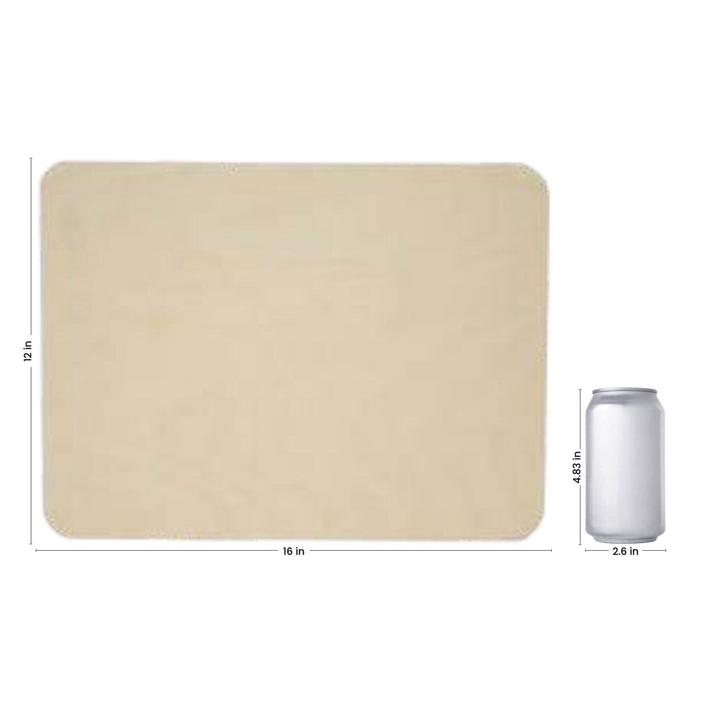 Wood Rectangle Plaque , 1/4 Thick Rounded Edged Blank Wood Sign | Woodpeckers