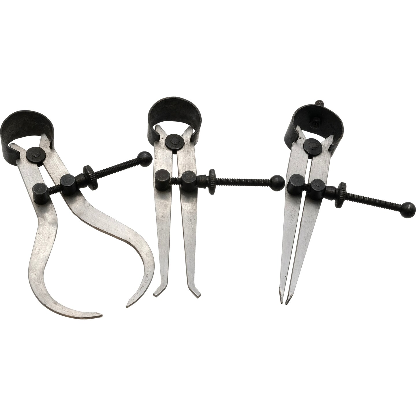 Vernier Dial Caliper with 3 Inside & Outside Precision Calipers