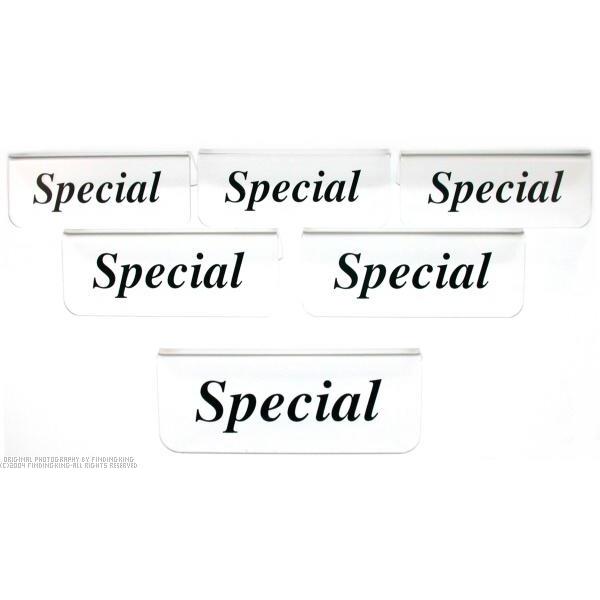 6 Display Signs Special Showcase Jewelry Fixture Units