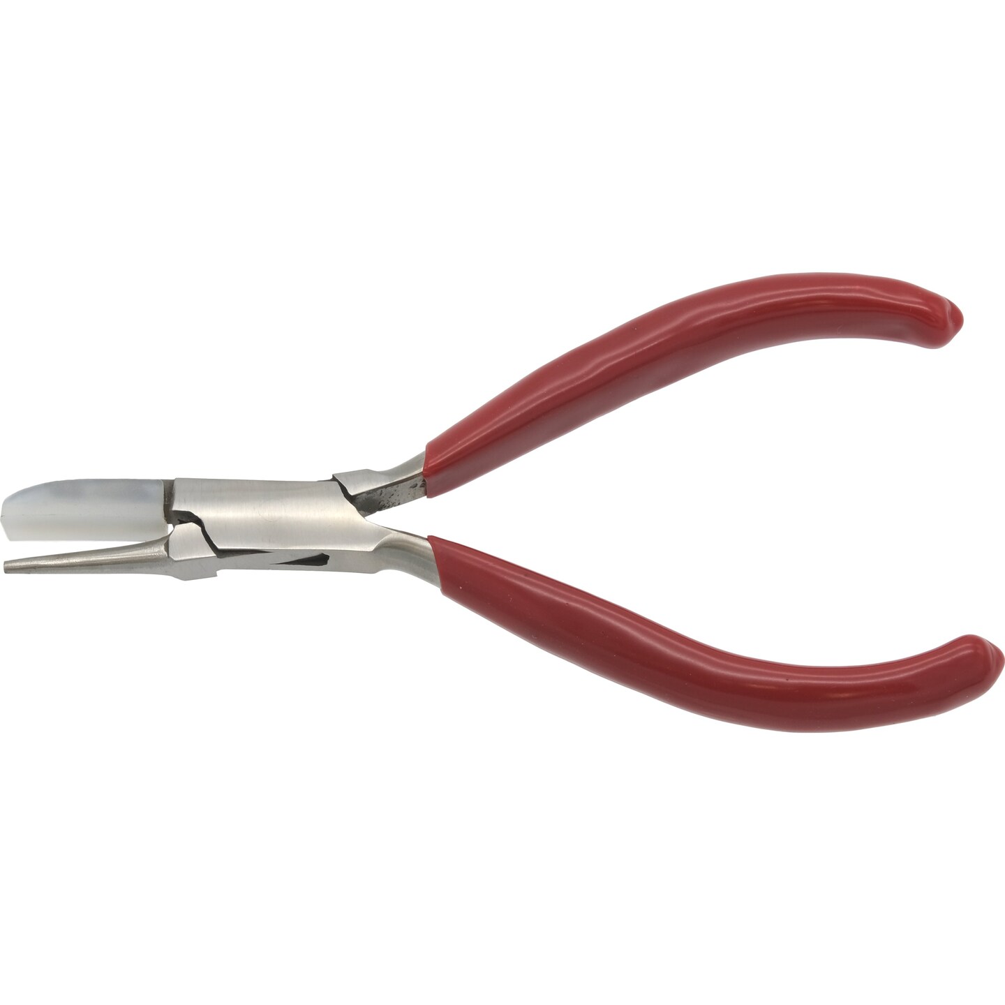 Nylon Jaw Flat & Round Nose Pliers Jewelers Beading Tools Jewelry Repair Tool