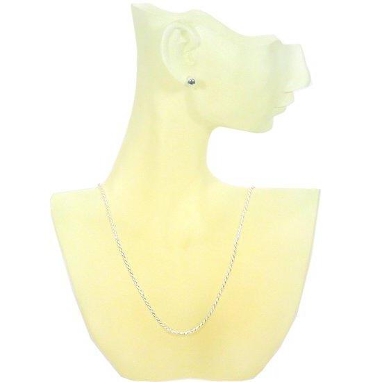 Necklace Bust Chain Display Yellow Frosty