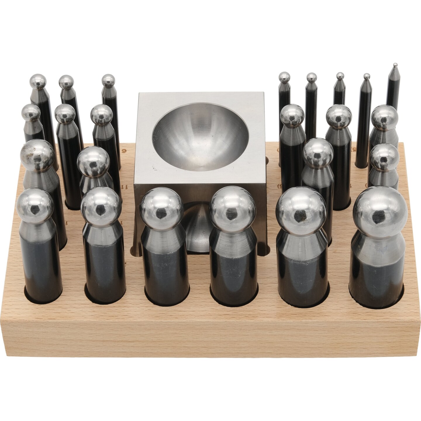 Doming Punches and Block Set of 25