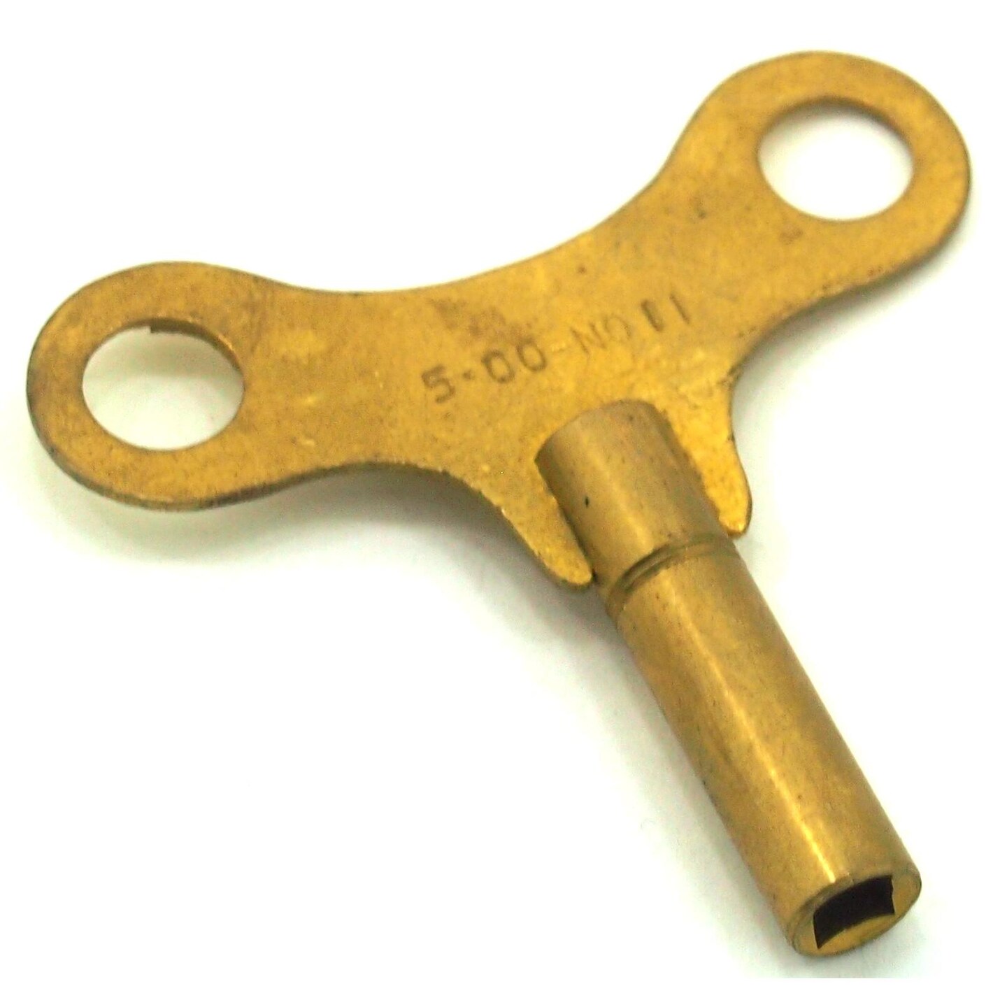Brass Clock Key Mainspring Winding Sz 10-13 4.75-5.5mm