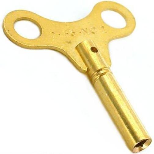 Brass Clock Winding Key Mainspring Winder Sz 2 2.75mm Michaels