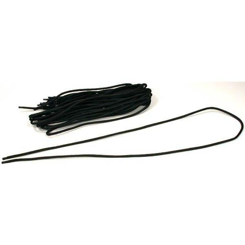 12 Black Nylon Bolo Cords 36&#x22;
