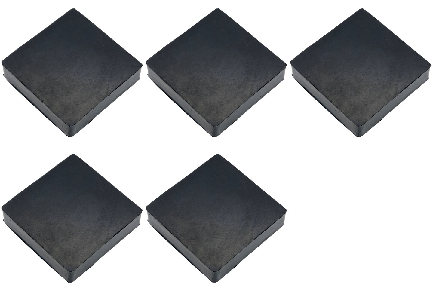 4&#x22; Jewelers Block Square Rubber 1&#x22; Thick, Pack of 5