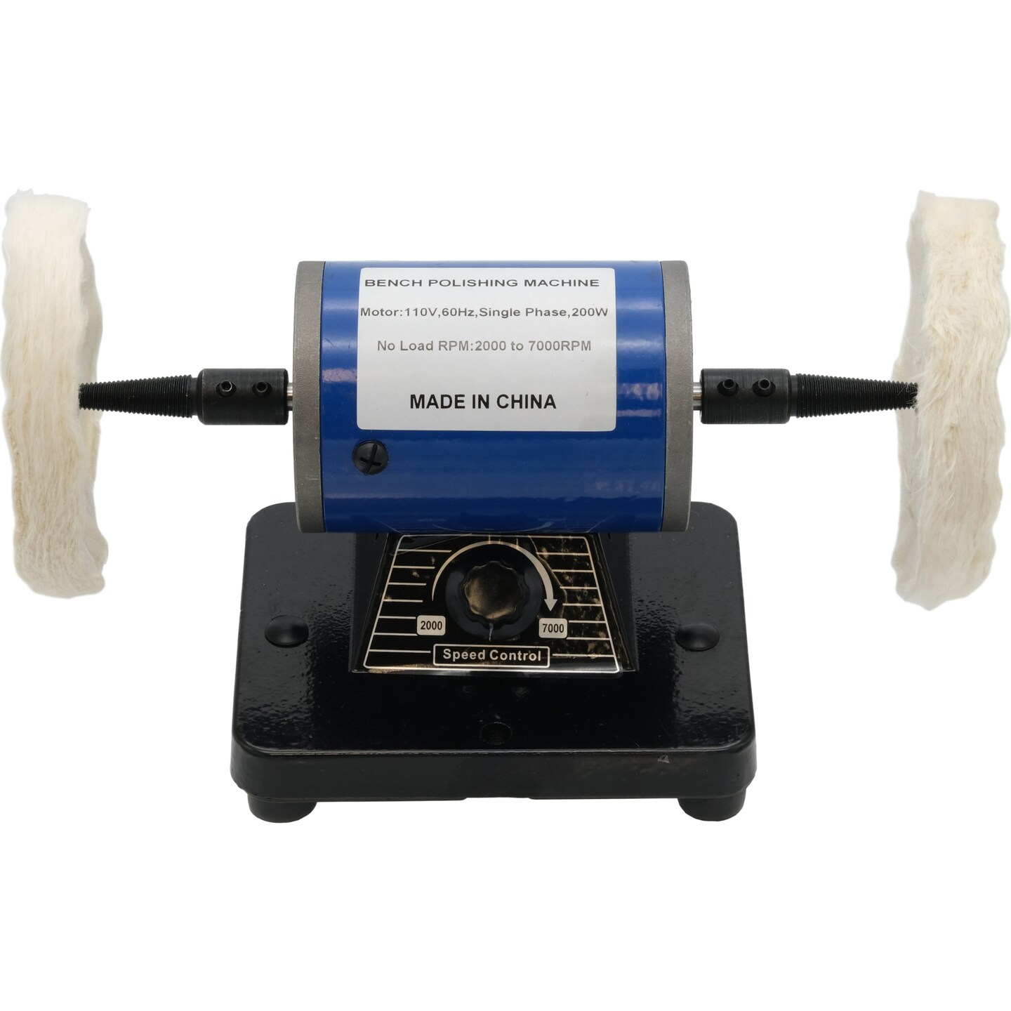 Bench Lathe Mini 110 Volt  &#x26; Jewelry Polishing Motor w/ 2 Tapered Spindles