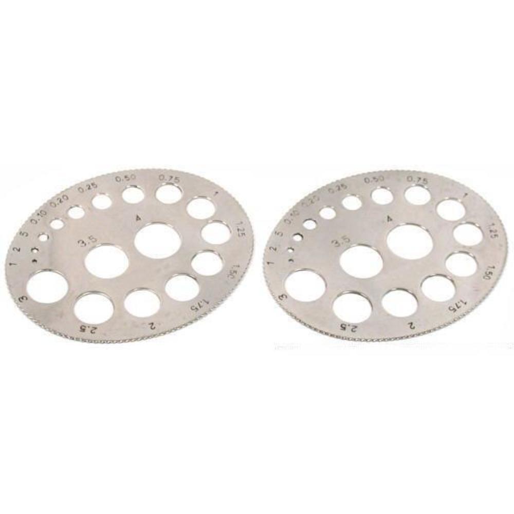 2 Bead mm Gauges Measuring Beading Millimeter Tool