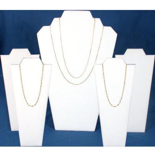 5 Leather Bust Display Necklace Chain Fixture Michaels