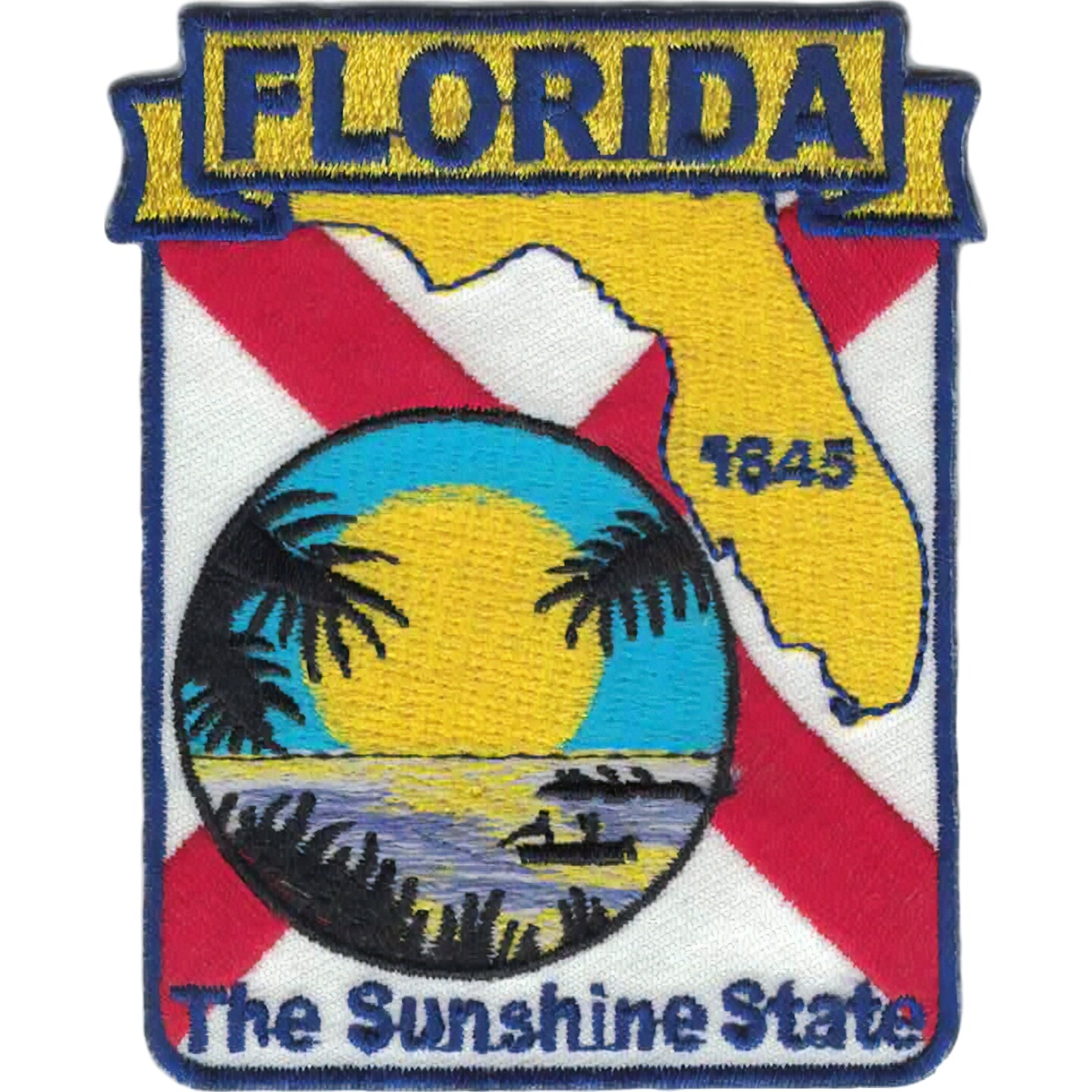 Florida State Map Patch 3&#x22;
