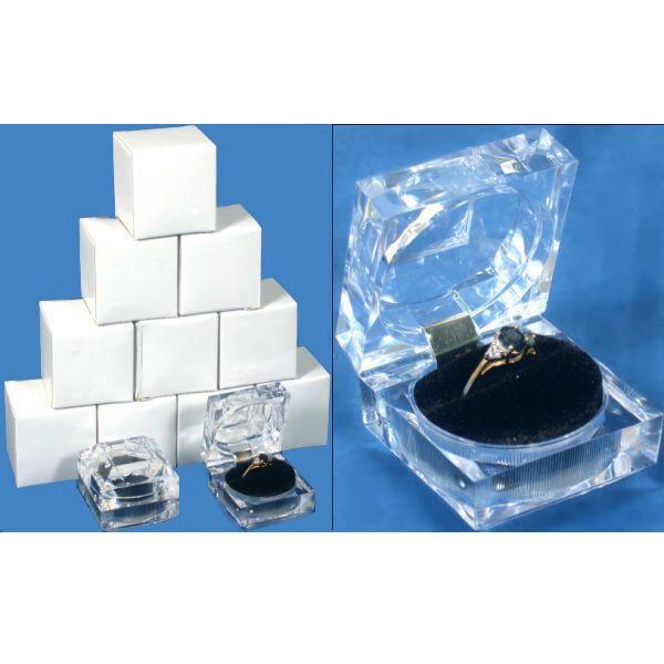12 Large Mens Crystal Ring Jewelry Gift Boxes Michaels