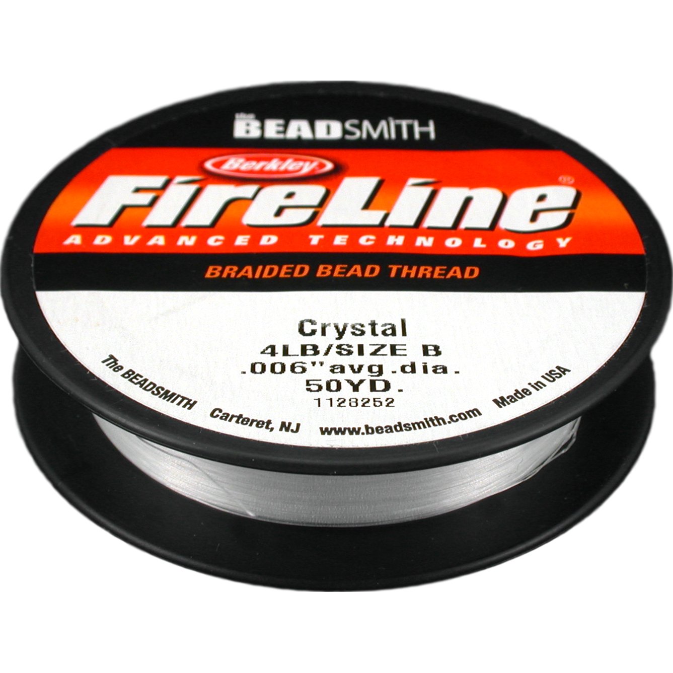 Fireline Braided Bead Thread, 0.006Inch, Crystal Clear Stringing