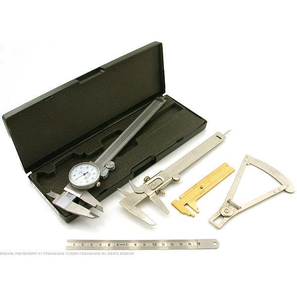 Dial Caliper Gauges 5 Tools MM Vernier Measuring Tools Jewelers Jewelry Tools