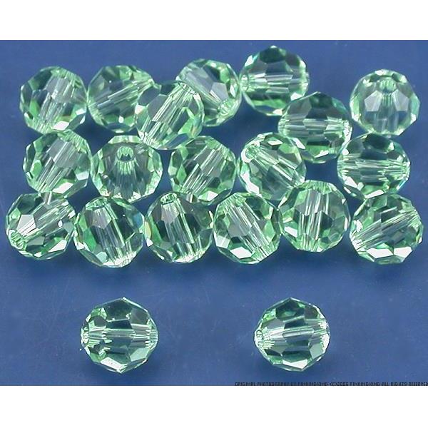 20 Chrysolite Round Swarovski Crystal Beads 5000 6mm Michaels