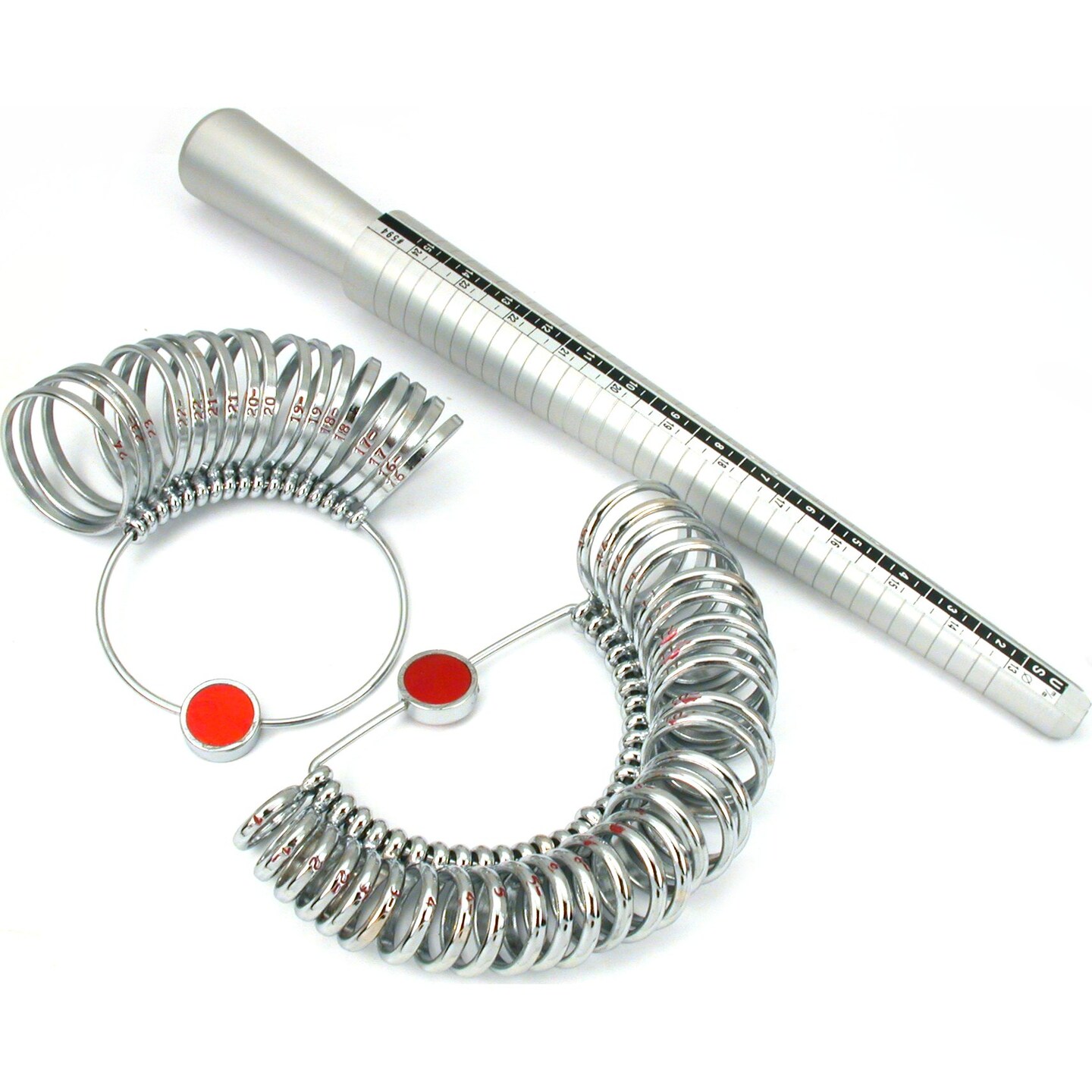 Aluminum Ring Stick Ring Sizer Gauge Jewelers Tool New