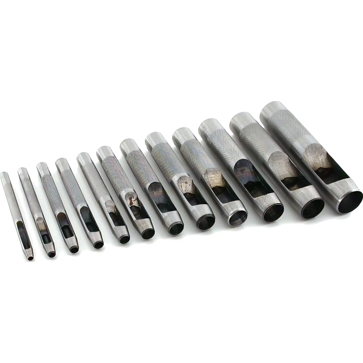 Leatherworking Set Hollow Steel Punches 12 Piece Michaels