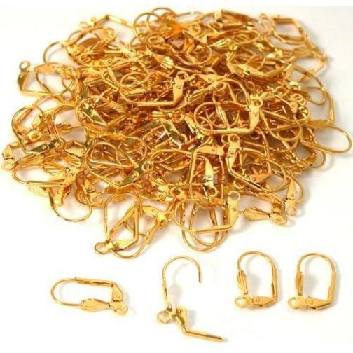 144 Lever Back Earring Wire Perma Gold Parts