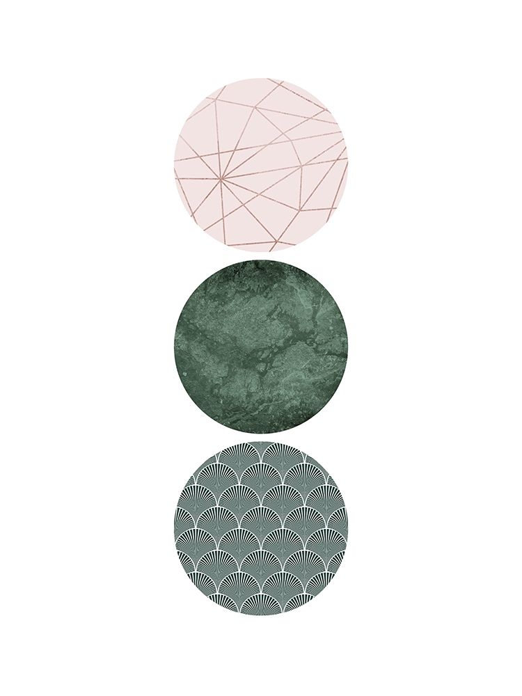 Evergreen Blush Geo 3 Poster Print by Urban Epiphany Urban Epiphany - Item # VARPDXUERC040C