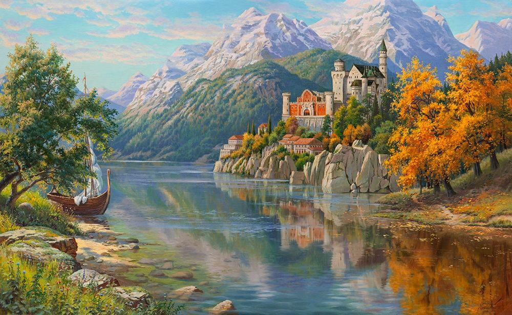 Castle by the river Poster Print by Igor Prishchepa - Item # VARPDXPI34