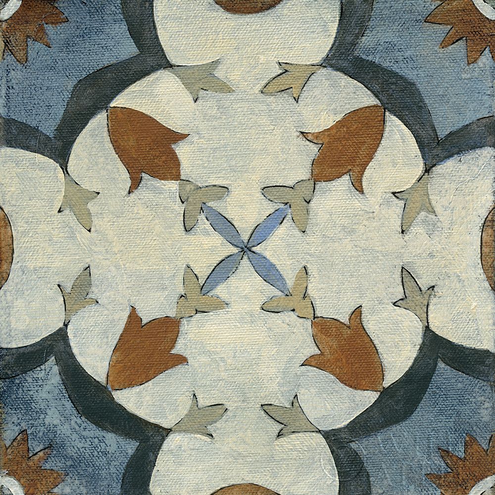 Old World Tile V Poster Print by Silvia Vassileva # 58096