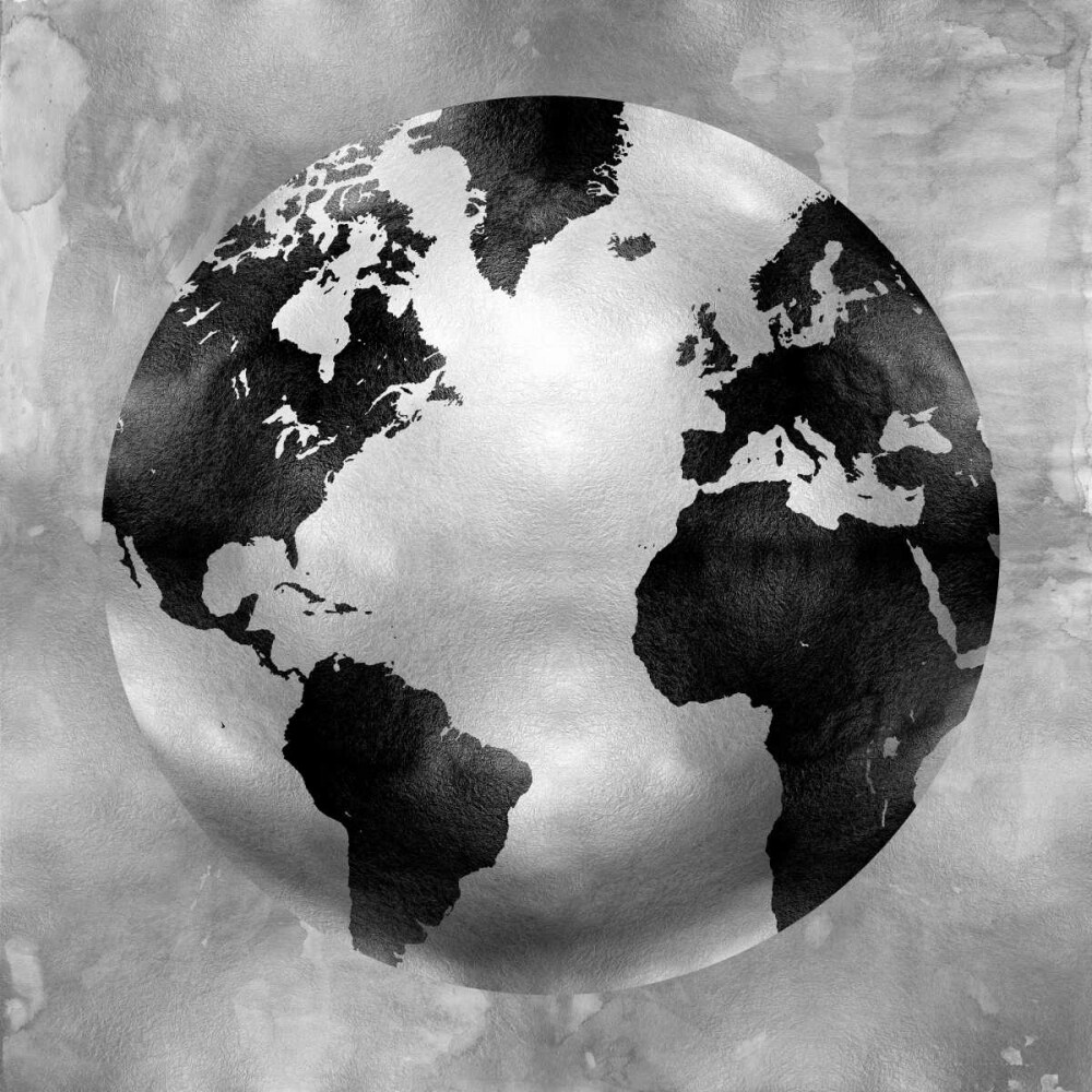 Silver Globe Poster Print by Russell Brennan # RB112680 | Michaels