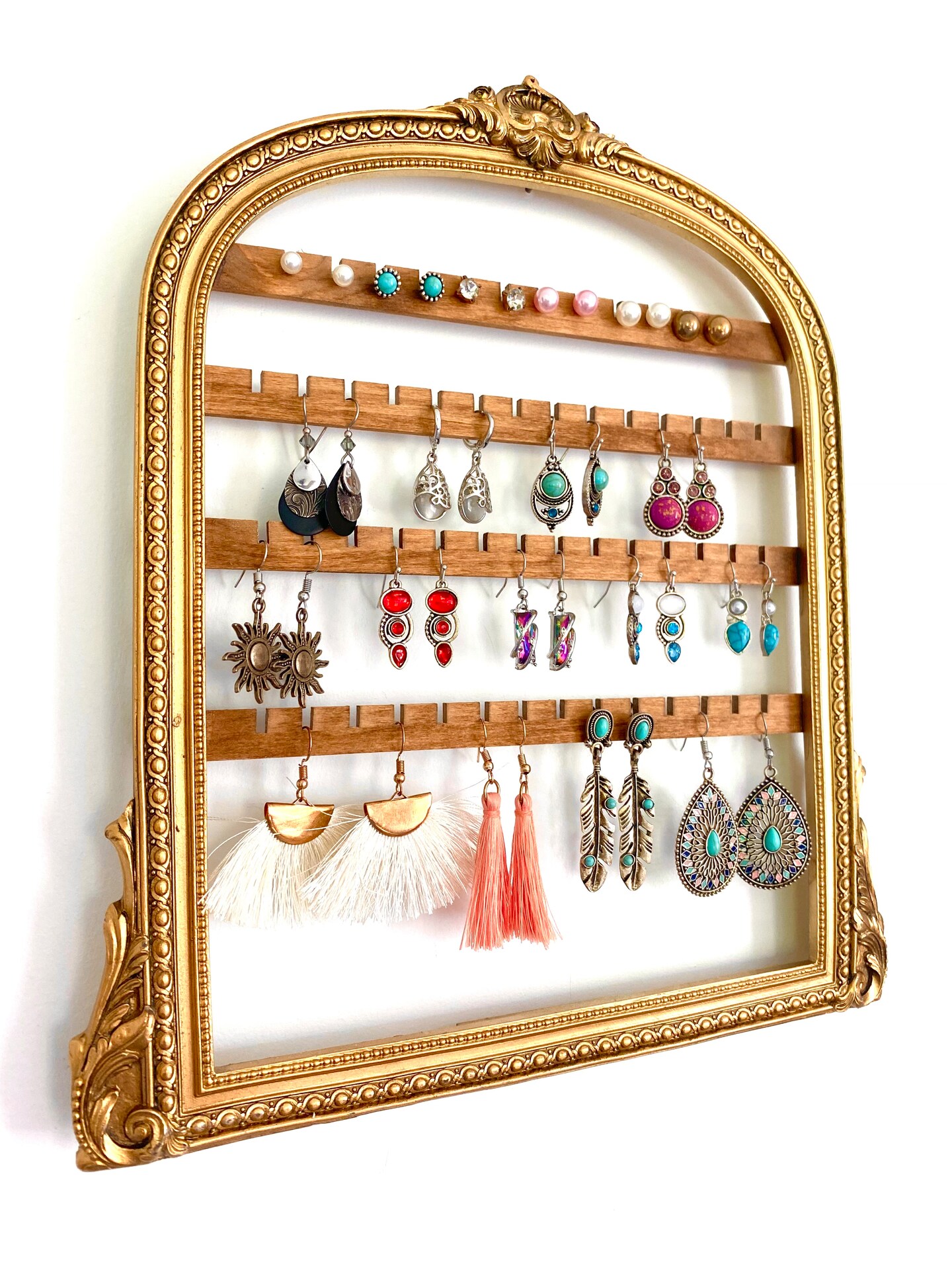 Diy wall earring fashion holder