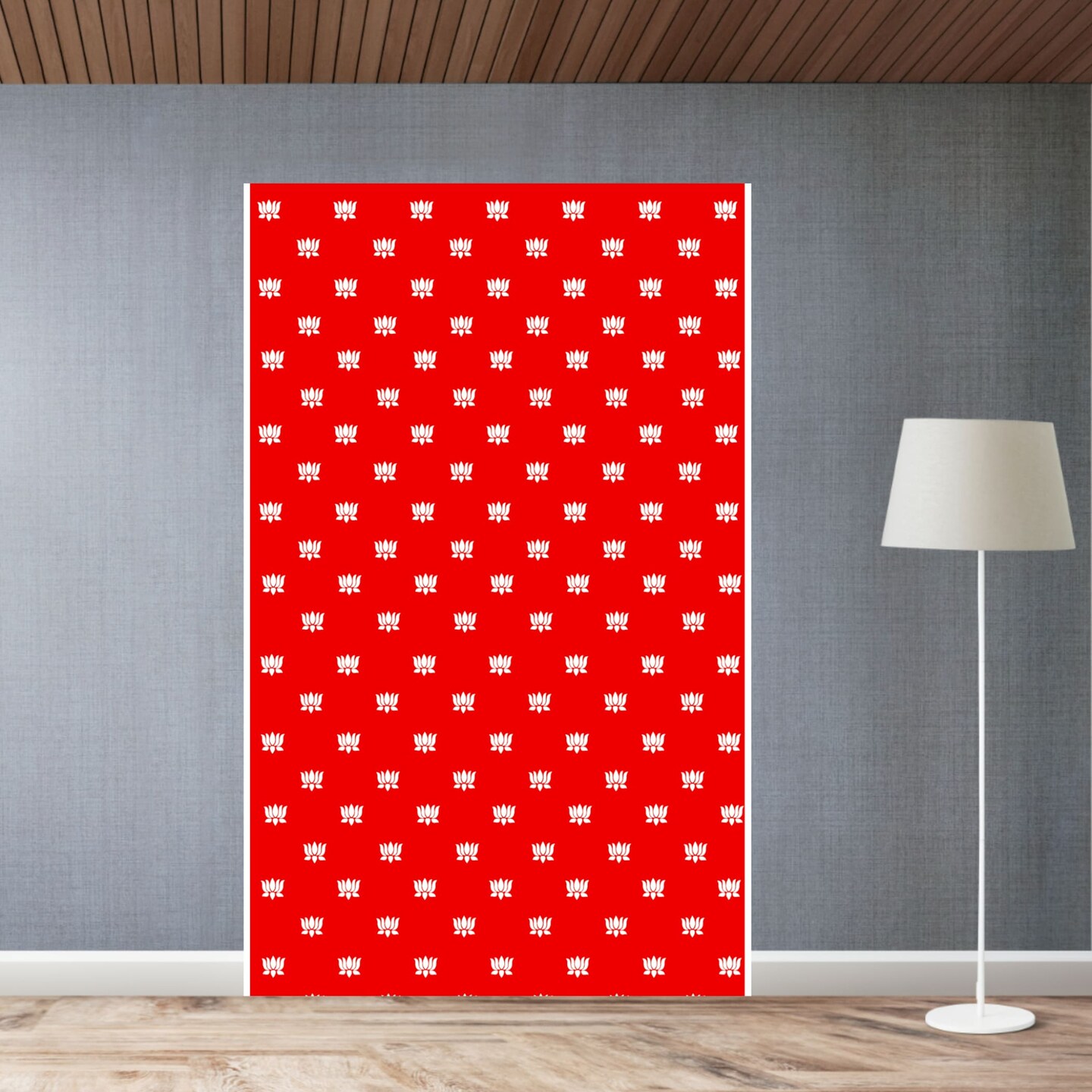Lotus Backdrop Indian Traditional Cloth Indian Festival Decor Indian Pooja Wall Decor Indian Wall Art Photo Decor Banner Decorative Pooja Cloth Hindu Wedding Favor