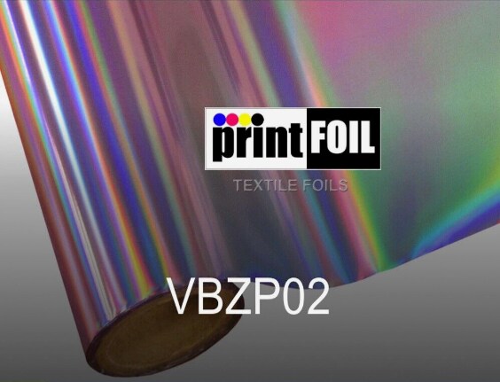 PrintFOIL Metallic Foil Heat Transfer Vinyl Holographic Rainbow Light Iron On Vinyl 12&#x22; X 25ft for HTV Vinyl for DIY Tshirt,Bags,Garments