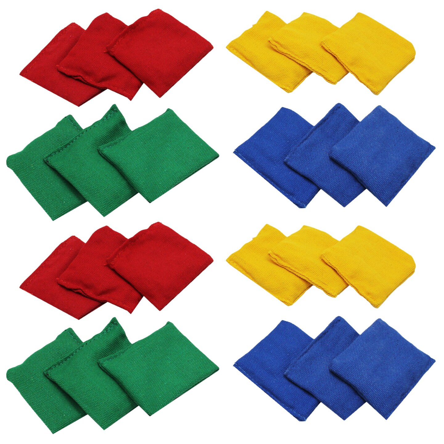 Bean Bags, 2.5&#x22; x 3.5&#x22;, 12 Per Pack, 2 Packs