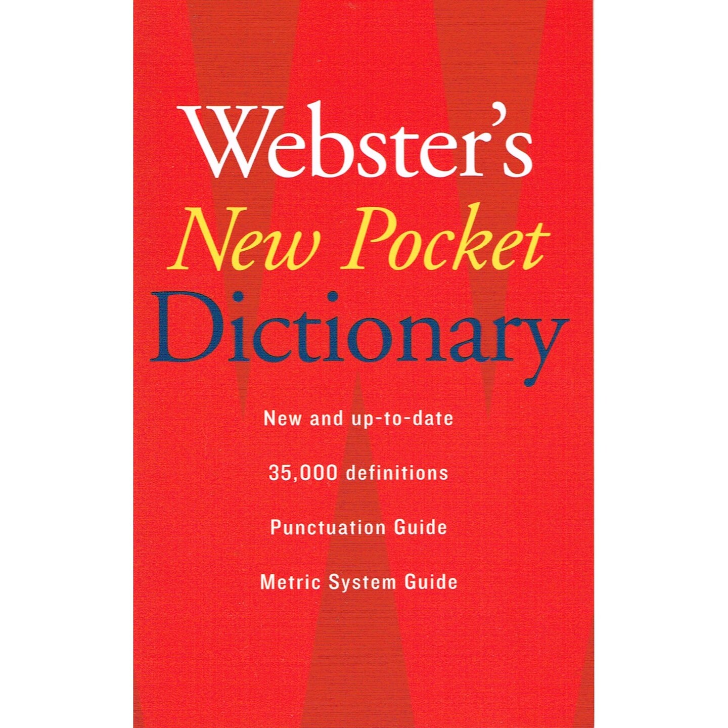 Webster&#x27;s New Pocket Dictionary, Pack of 6