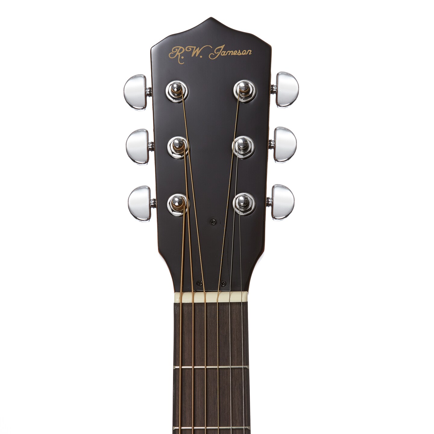 Jameson Guitars 6-String Banjo Guitar with Closed Back Resonator and 24 Brackets