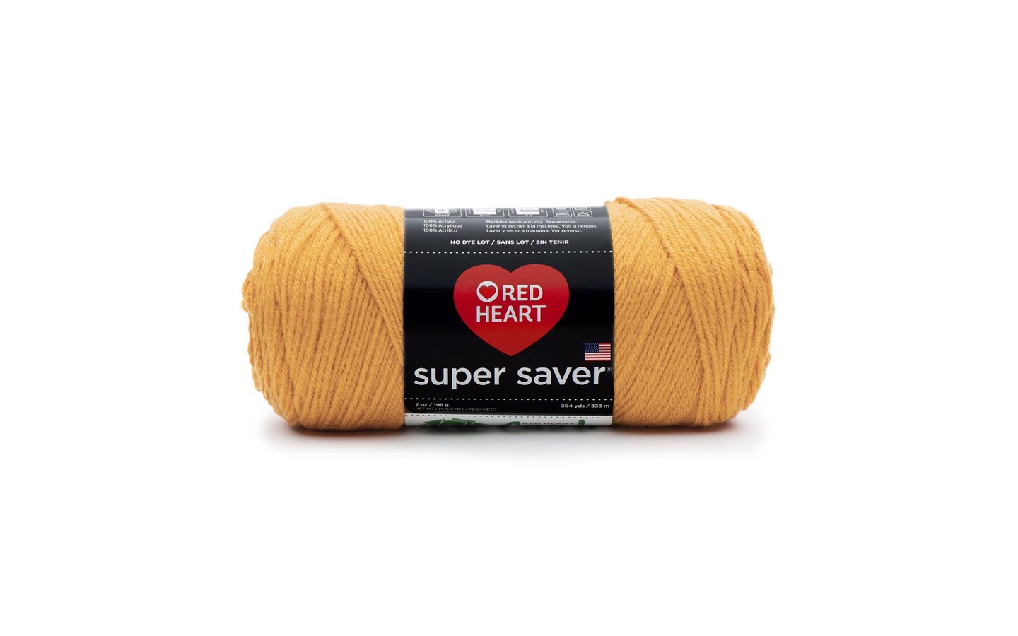 C&#x26;C Red Heart Super Saver Yarn 7oz Gold