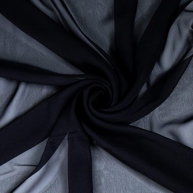 FabricLA | Hi Multi Chiffon Fabric | 60" Inches Wide - Lightweight Chiffon Sheer Fabric Perfect for Venue, DIY & Wedding Decorations