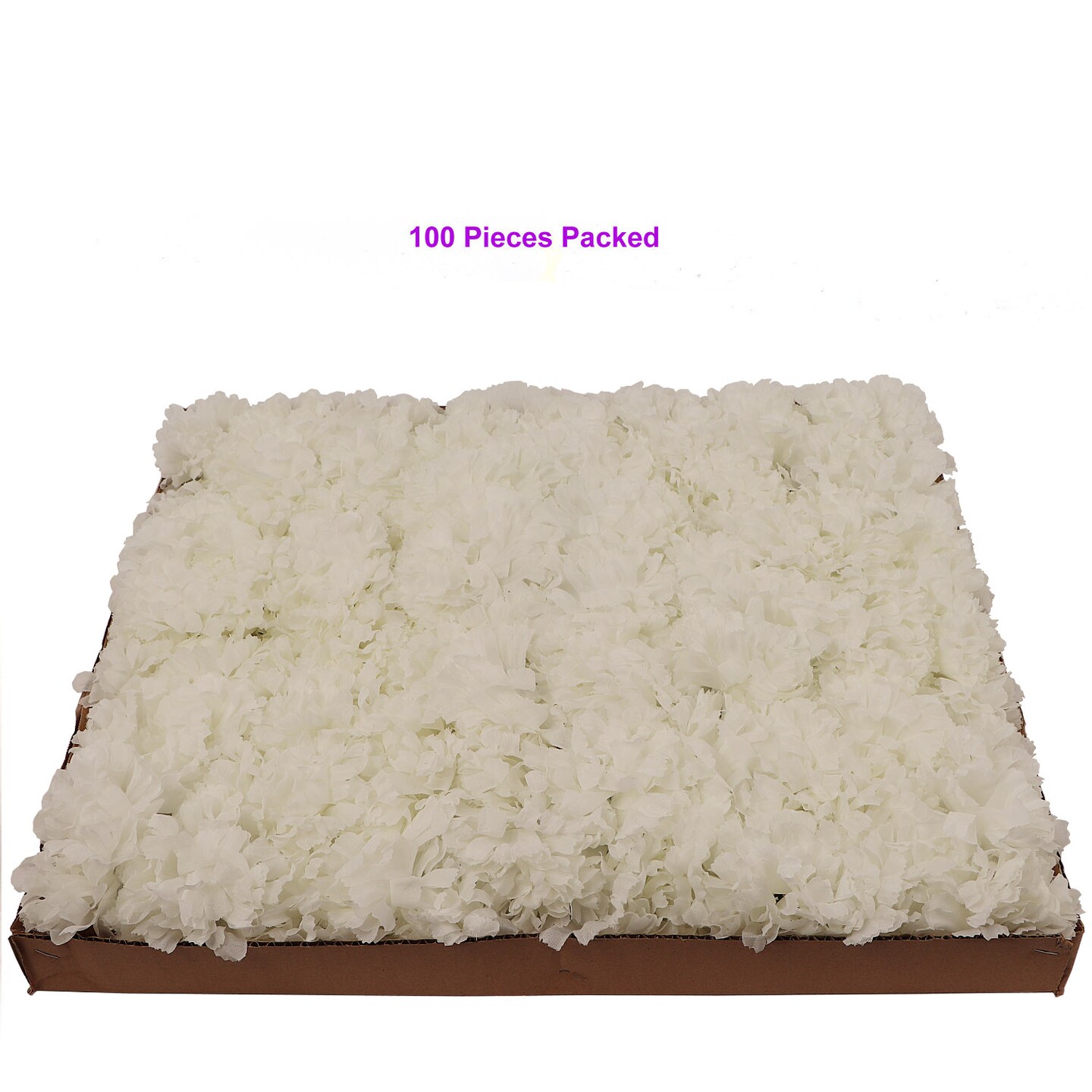 100-Pack: Cream White Carnation Picks, 5" Stems, Floral Home by Artificial Flowers