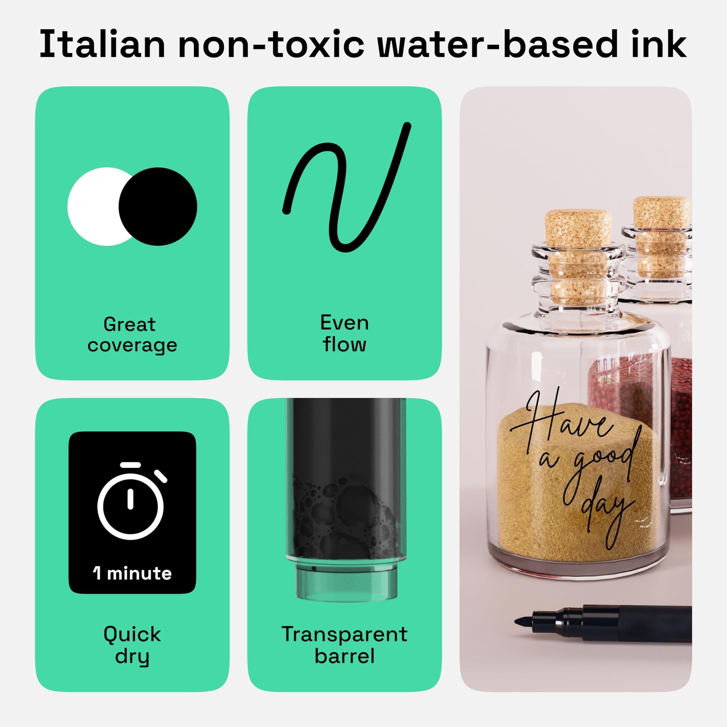 2 Gold Acrylic Paint Pens for Rock Ceramic Wood Glass Metal Fabric Plastic - 0.7mm Metallic Paint Markers Ideal for Scrapbooking DIY Crafts Art Projects