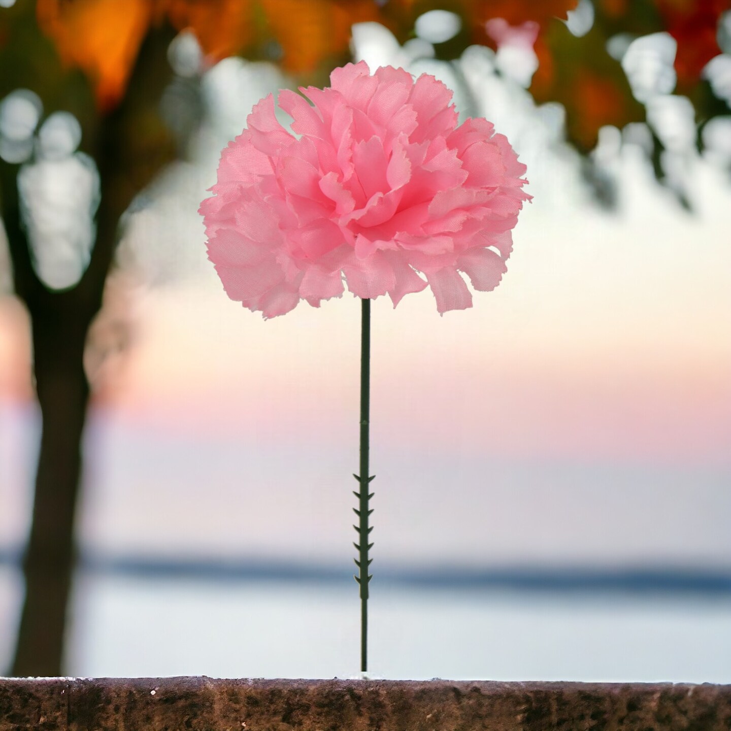 200-Pack: Pink Carnation Picks, 5" Stems, 3.5" Wide, Floral Home by Artificial Flowers