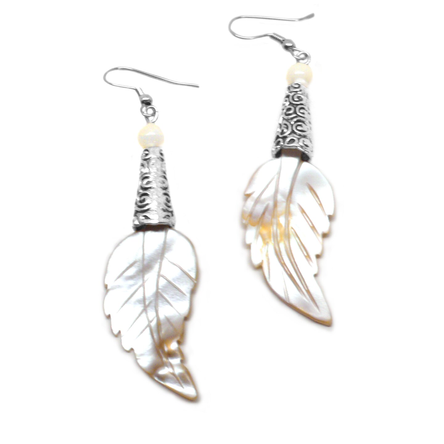 drop earrings pewter clip on earrings