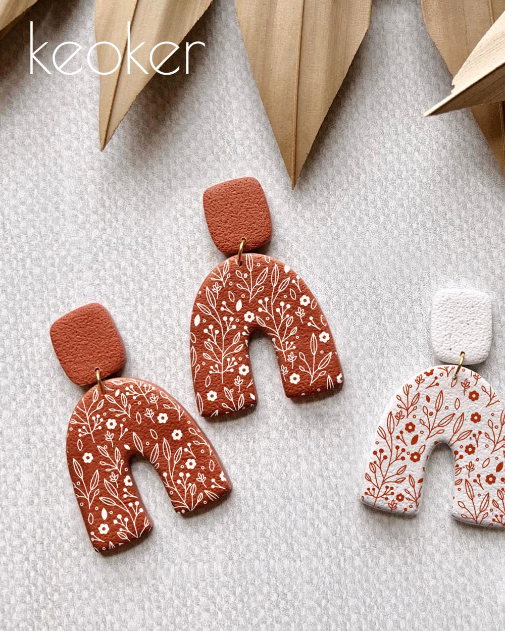 Silk Screen Stencils for Polymer Clay, 3 Pieces Reusable Silkscreen Print Kit for Printing on Clay & Other Jewelry Clay Earrings Decoration, Cheetah Leopard Silk Screen for Polymer Clay (3PC)