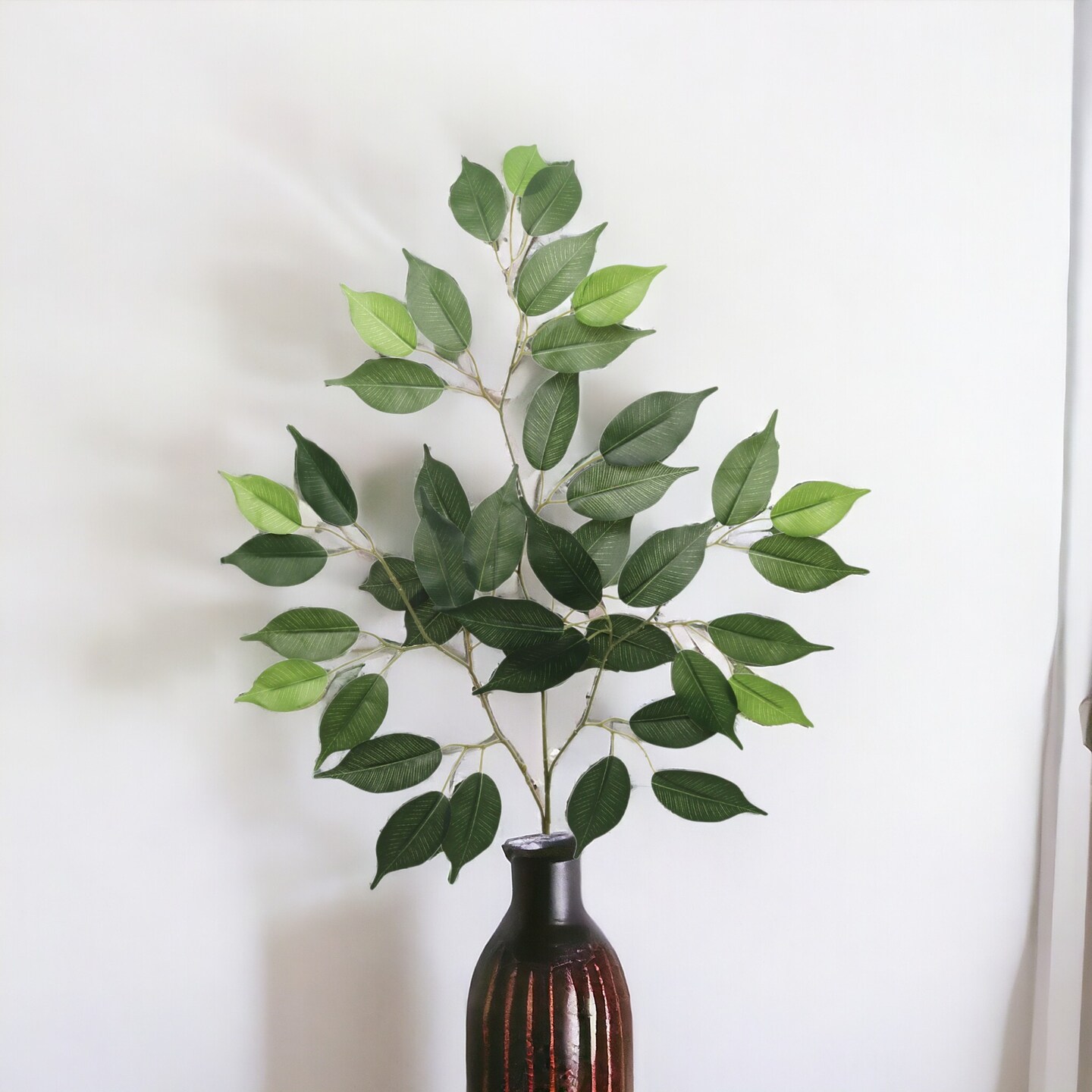 12-Pack: Green Ficus Spray with 42 Silk Leaves by Floral Home&#xAE;