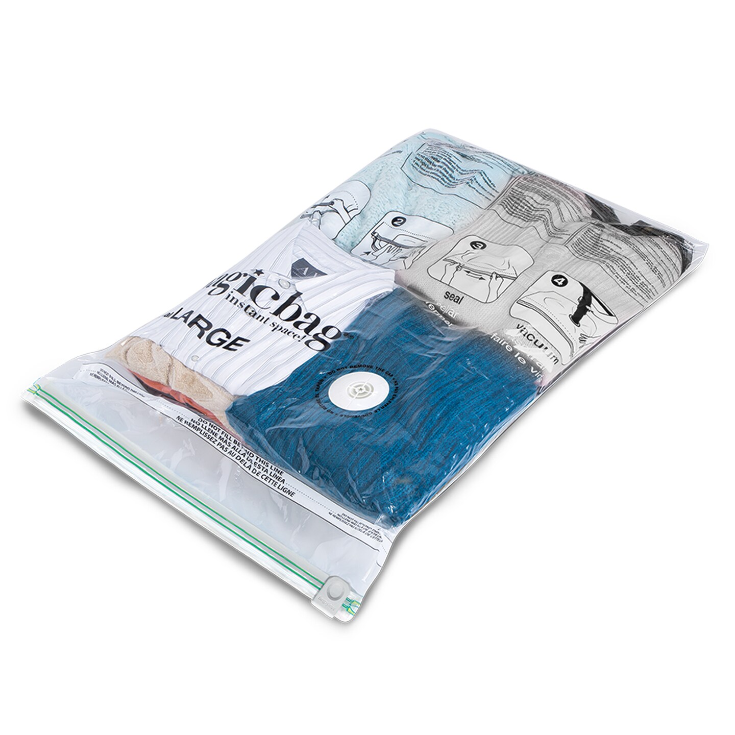 MagicBag Smart Design Set of 6 Instant Space Saver Storage - Flat Large