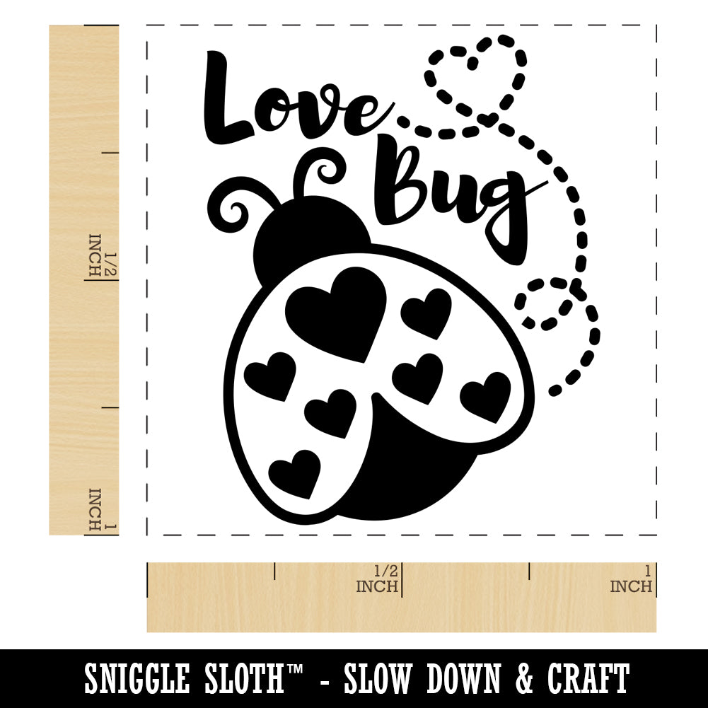 Buy in Bulk - Love Bug Ladybug Lady Self-Inking Rubber Stamp Ink ...