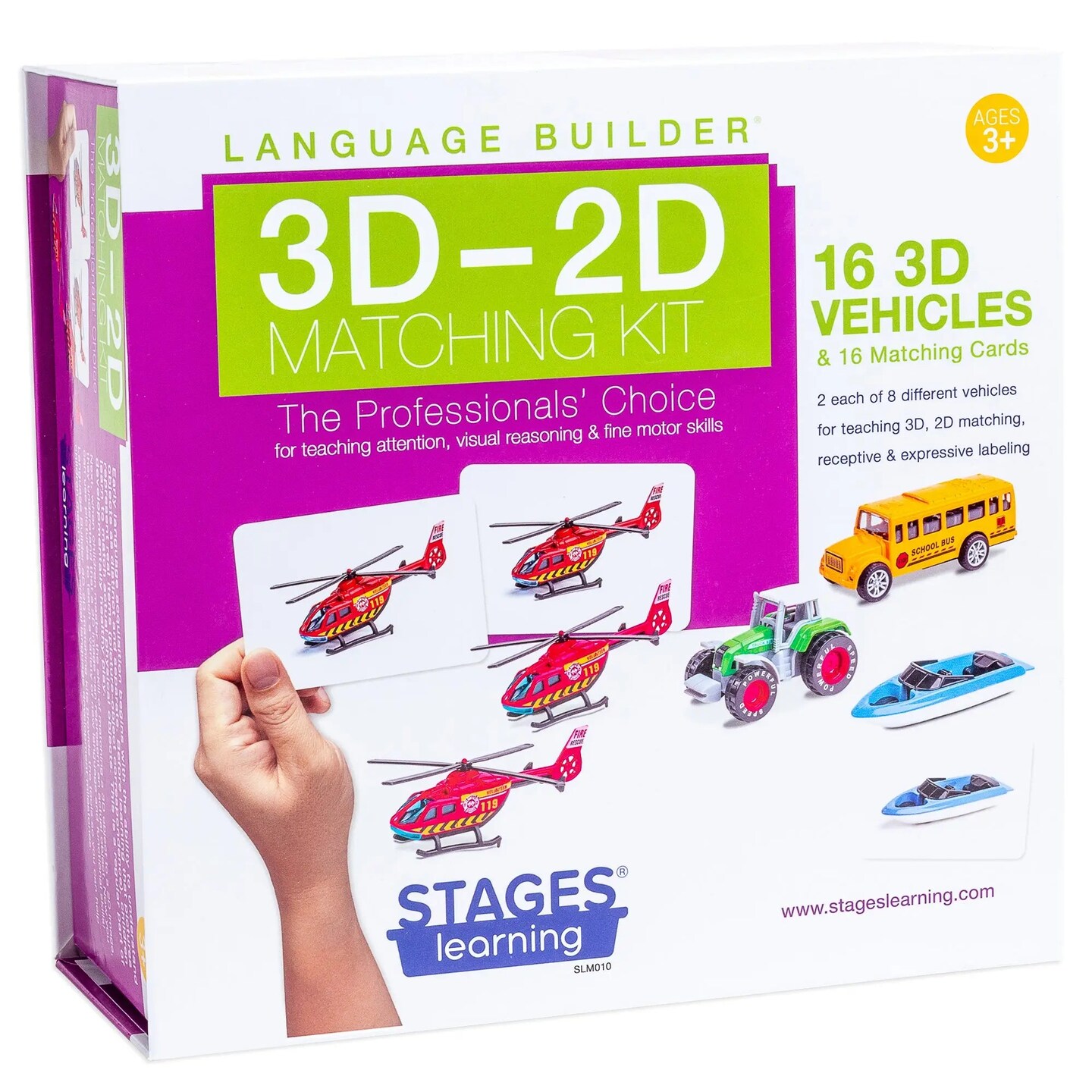Language Builder&#xAE; 3D-2D Matching Vehicles Kit