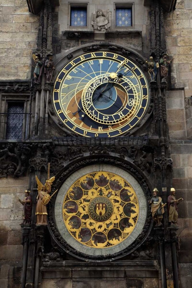 Czech Republic, Prague Astronomical clock by Dennis Flaherty - Item # VARPDXEU06BJA0019