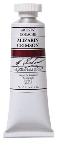 M Graham Alizarin Crimson 15ml Gouache